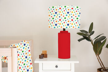 Multi Coloured Star Lampshade, 2 of 5