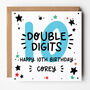 Boy's 10th Birthday Card Double Digits Or Ten Today, thumbnail 1 of 5