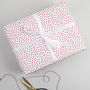 Red Heart Valentines Wrapping Paper, thumbnail 5 of 6