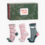 Farm Animals Bamboo Socks Women's Gift Box, thumbnail 1 of 4