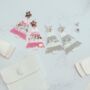Glitter Christmas Tree Earrings – Festive Jewellery In Velvet Pouch Limited Edition Choice Of Two Colours, thumbnail 6 of 9