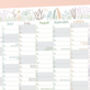 Botanical 2023 Wall Planner With Fun Dates, thumbnail 3 of 3
