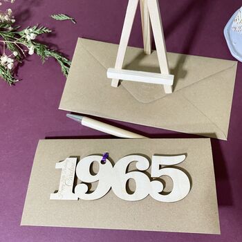 Personalised 60th Birthday 1965 Year Card, 5 of 10