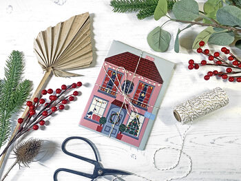 Set Of Three Christmas Houses Cards, 2 of 6
