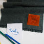 Lambswool Scarf With Handwritten Message, thumbnail 10 of 12