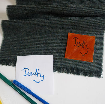 Lambswool Scarf With Handwritten Message, 10 of 12