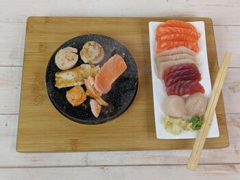 Black Rock Grill Round Ishiyaki Hot Stone Cooking Set, 9 of 11
