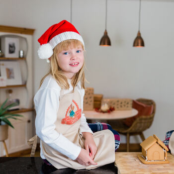 Personalised Kids Gingerbread Christmas Apron, 8 of 12