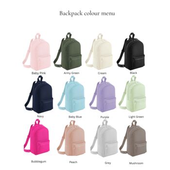 Embroidered Children's Backpack, 2 of 6