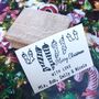 Christmas Stockings Rubber Stamp, thumbnail 1 of 2