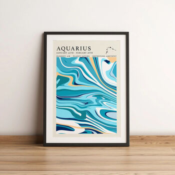 Aquarius Astrology Print, 4 of 4