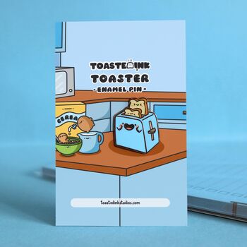 Toaster Enamel Pin | Cute Pin Badges, 5 of 5