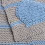 Baby Dinosaur Striped Blanket Easy Knitting Kit, thumbnail 6 of 10