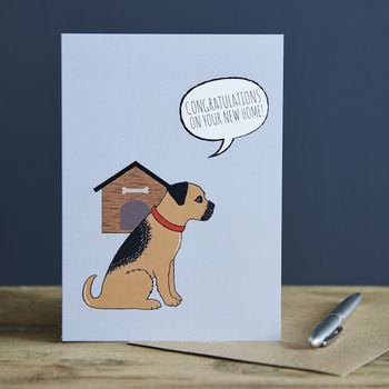 Border Terrier New Home Card, 2 of 2
