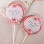 Mr And Mrs Floral Wedding Favour Giant Lollipops, thumbnail 1 of 4