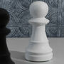G Decor White And Black Chess Pawn Decorative Statues, thumbnail 3 of 5