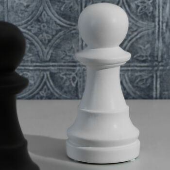 G Decor White And Black Chess Pawn Decorative Statues, 3 of 5