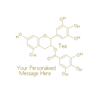 Personalised Tea Molecule Father's Day Card, 2 of 12