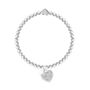 With Love At Christmas Silver Bracelet Bauble Gift Box, thumbnail 2 of 3