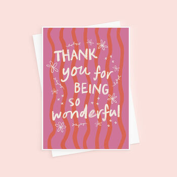 So Wonderful Thank You Card For Teacher, 3 of 3