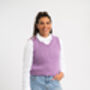 Tank Top Vest Easy Knitting Kit, thumbnail 3 of 10