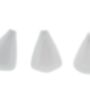 Tumbling Glass Vase White, thumbnail 1 of 5