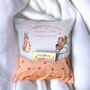 Personalised Children's Bunny Reading Cushion Cover, thumbnail 4 of 4