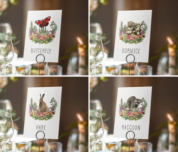 Woodland Animals Table Name Cards, 3 of 6