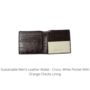Sustainable Men's Leather Wallet, thumbnail 4 of 11