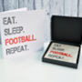 Gift Set Football Coaster And Card, thumbnail 3 of 4