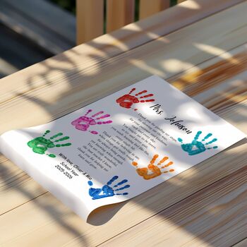 Personalised Teacher Thank You Print, 2 of 6