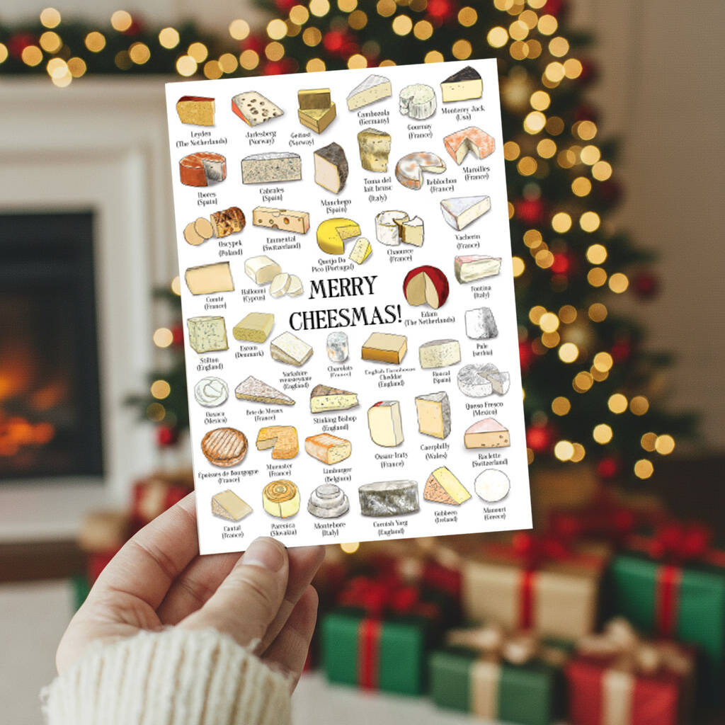 Merry Cheesmas Christmas Card, 1 of 2