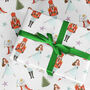 Nutcracker Christmas Gift Wrapping Paper Roll Or Folded, thumbnail 3 of 3