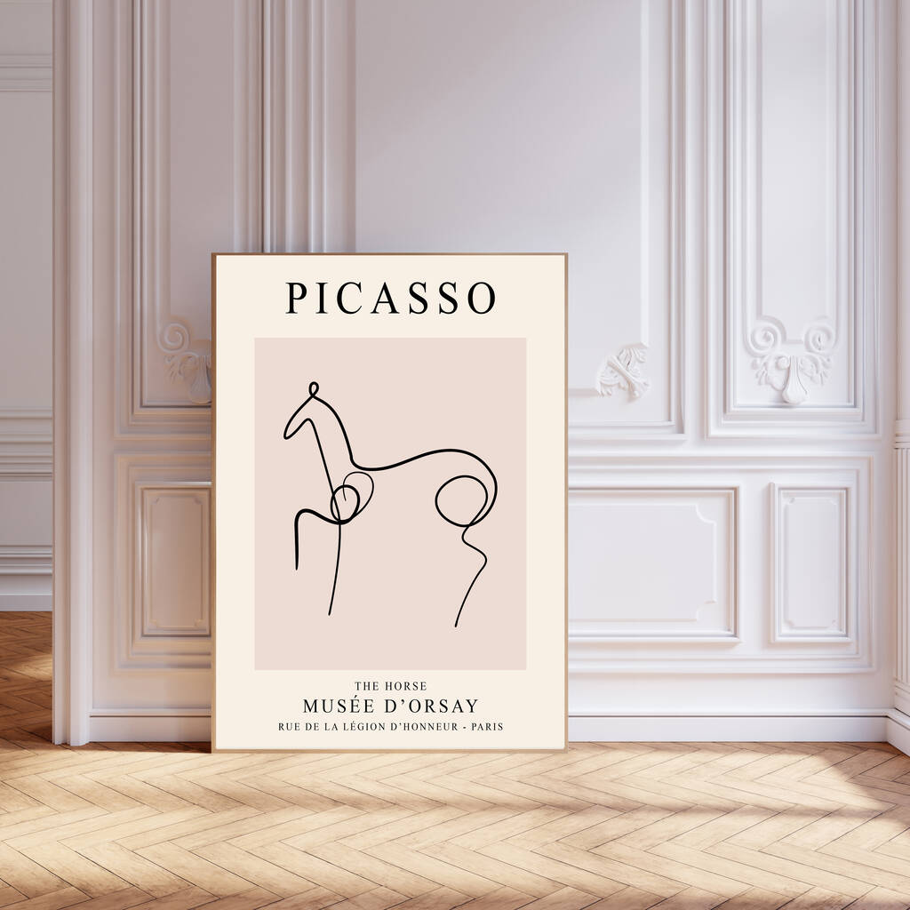 Picasso Horse Exhibition Print By Stanley Street Studio
