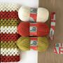 Granny Stripe Crochet Blanket Kit, thumbnail 2 of 7