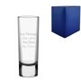 Personalised Engraved Tall Shot Glass, thumbnail 1 of 3