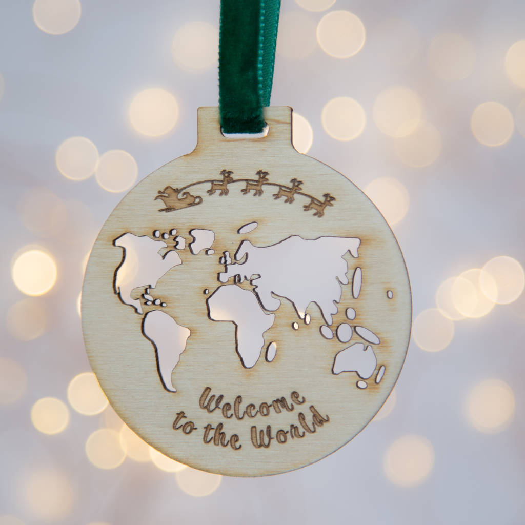 baby's first christmas decoration by the crafty traveller