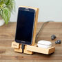 Personalised Samsung Galaxy Phone And Earbuds Stand, thumbnail 1 of 8