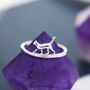 Cute Cat Ring In Sterling Silver, thumbnail 3 of 11