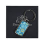 Abstract Circles Millefiori Handprinted Keyring, thumbnail 5 of 10