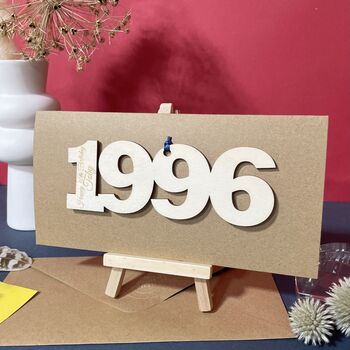 Personalised 30th Birthday 1996 Year Card, 12 of 12