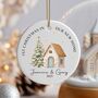 Personalised New Home Christmas Ceramic Bauble, thumbnail 2 of 2