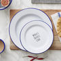 Personalised 'World's Okayest Cook' Enamel Plate, thumbnail 1 of 3