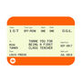 Personalised Train Ticket Card For Teacher, thumbnail 3 of 4