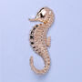 G Decor Set Of Two Solid Brass Seahorse Wall Coat Hooks, thumbnail 5 of 5