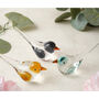 Set Of Three Assorted Artisan Glass Birds | Gift Boxed | Decoration | Collectable | Gift For Home, thumbnail 1 of 2