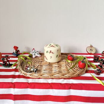 Hand Painted Christmas Winter Reindeer Candle, 9 of 9
