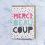 'Merci Beaucoup' Thank You Card, thumbnail 1 of 3