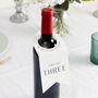 Simple Elegance Bold Table Number Bottle Hangers, thumbnail 3 of 5