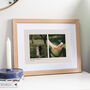 Double Photo Linen Anniversary Print, thumbnail 1 of 3